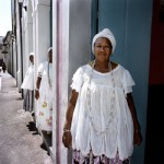 Brazil, Cachoeira, Salvador da Bahia. 70 year old Irmana Joselita (front) has been a member of the Irmandada da Boa Morte (Sisterhood of the Good Death) for 18 years. 