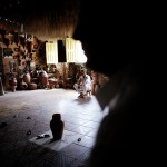 Brazil, Cachoeira, Salvador da Bahia. A Terreiro (Temple) for the branch, or nation (nacoe), of Candomble known as Candomble do Caboclo. The term Caboclo, aside from being a term to describe a person of mixed Brazilian Amerindian and European descent, is also used as an alternate term for certain orixas (gods) of the Candomble religion.