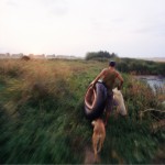 Romania, Bucharest.
Florin coming back from fishing.