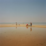 Mozambique, Maputo.
Adherents of a Zion church during a purification ceremony on a beach.