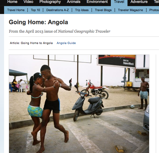 Angola on National Geographic Travel