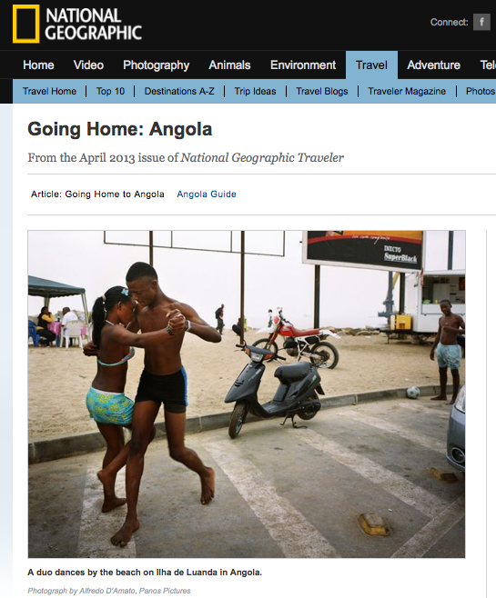 Angola on National Geographic Travel