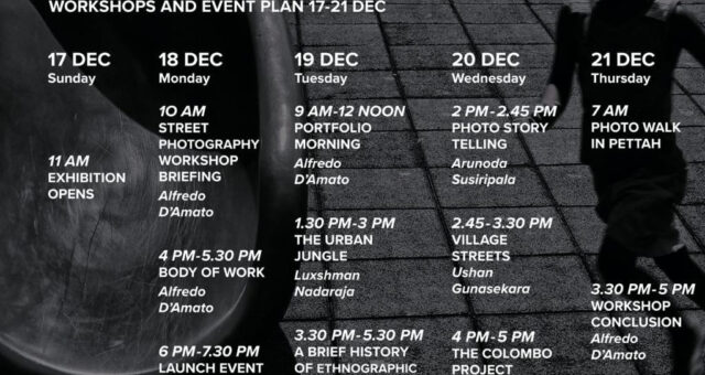 Photographic Workshop with Colombo with SOC